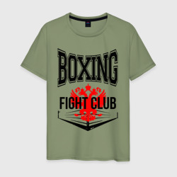 Мужская футболка хлопок Boxing fight club Russia