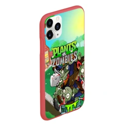 Чехол для iPhone 11 Pro Max матовый Plants vs. zombies - фото 2