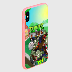 Чехол для iPhone XS Max матовый Plants vs. zombies - фото 2
