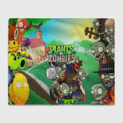 Плед 3D Plants vs. zombies