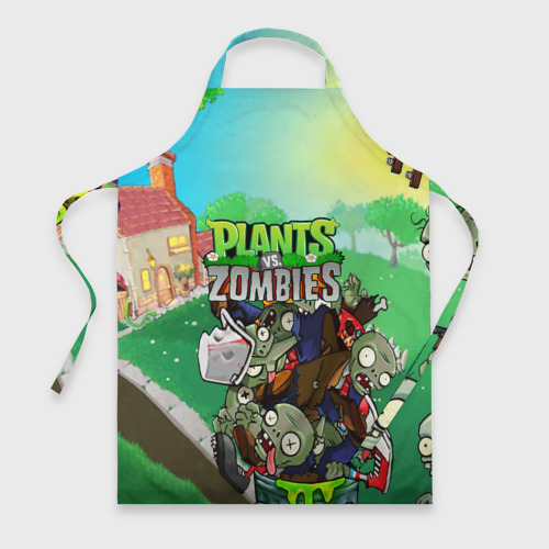 Фартук 3D Plants vs. zombies