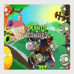 Магнитный плакат 3Х3 Plants vs. zombies