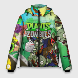 Мужская зимняя куртка 3D Plants vs. zombies