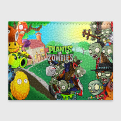 Обложка для студенческого билета Plants vs. zombies