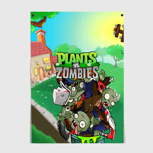 Постер Plants vs. zombies