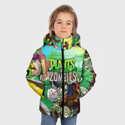 Зимняя куртка для мальчиков 3D Plants vs. zombies - фото 2