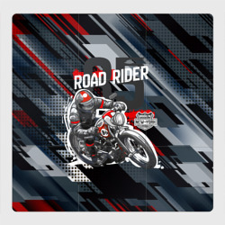 Магнитный плакат 3Х3 Road rider мотоциклист 