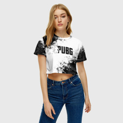 Женская футболка Crop-top 3D PUBG - фото 2