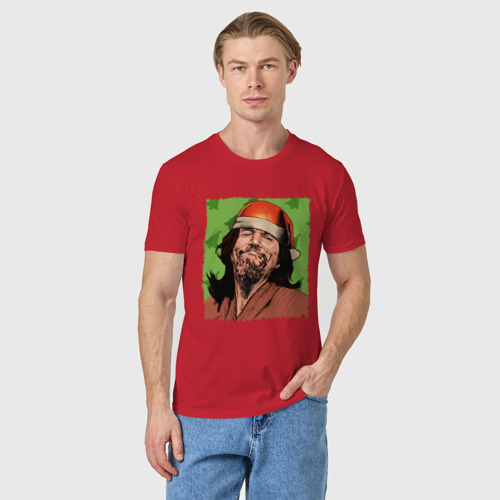 Мужская футболка хлопок The Big Lebowski, цвет красный - фото 3