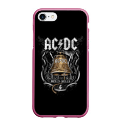 Чехол для iPhone 7/8 матовый AC/DC - hells bells