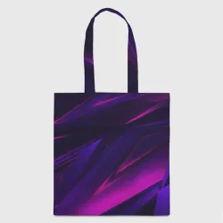 Шоппер 3D Geometry stripes neon