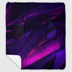 Плед с рукавами Geometry stripes neon