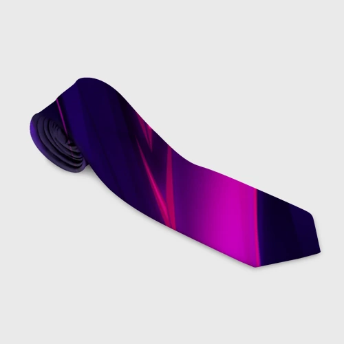 Галстук 3D Geometry stripes neon