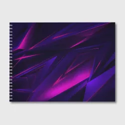 Альбом для рисования Geometry stripes neon