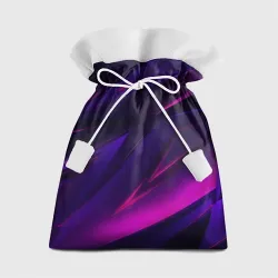 Подарочный 3D мешок Geometry stripes neon