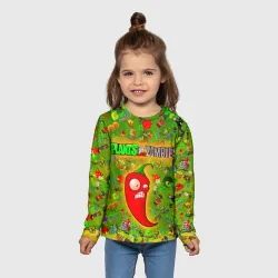 Детский лонгслив 3D Plants vs Zombies - фото 2
