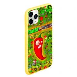 Чехол для iPhone 11 Pro Max матовый Plants vs Zombies - фото 2