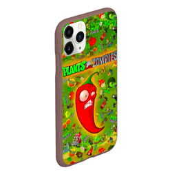 Чехол для iPhone 11 Pro Max матовый Plants vs Zombies - фото 2