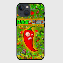 Чехол для iPhone 13 mini Plants vs Zombies
