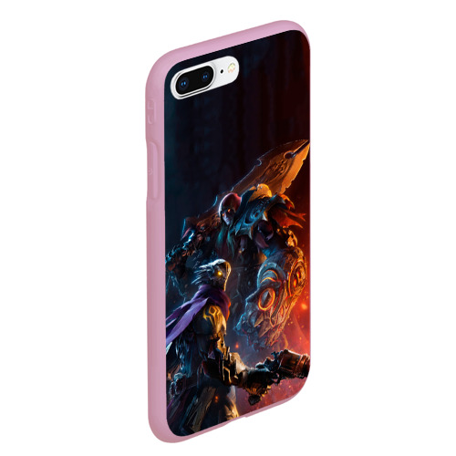 Чехол для iPhone 7Plus/8 Plus матовый Darksiders Genesis, цвет розовый - фото 3