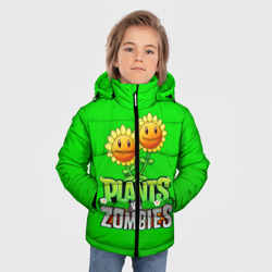 Зимняя куртка для мальчиков 3D Plants vs zombies - фото 2