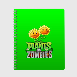 Тетрадь Plants vs zombies