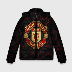 Зимняя куртка для мальчиков 3D Манчестер Юнайтед