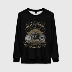 Женский свитшот 3D Old school custom bike