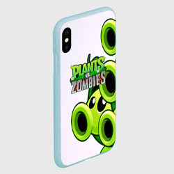 Чехол для iPhone XS Max матовый Растения против зомби - фото 2