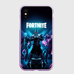 Чехол для iPhone XS Max матовый Fortnite 10 сезон