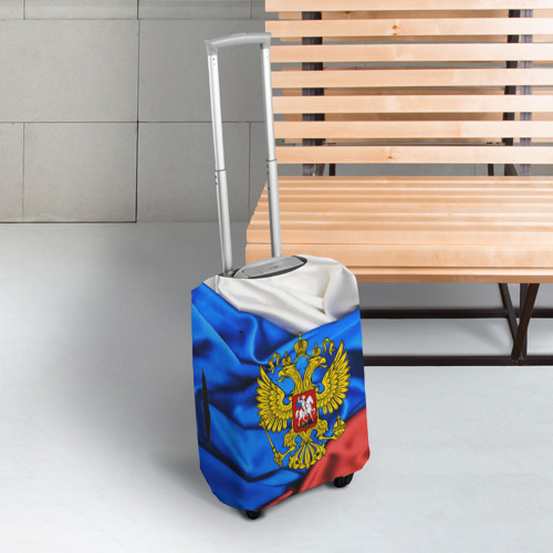 Чехол для чемодана 3D Россия, цвет 3D печать - фото 3