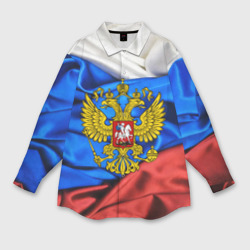 Мужская рубашка oversize 3D Россия