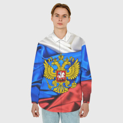 Мужская рубашка oversize 3D Россия - фото 2