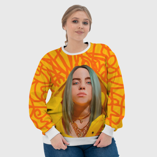 Женский свитшот 3D BILLIE EILISH - фото 6