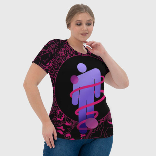 Женская футболка 3D BILLIE EILISH - фото 6