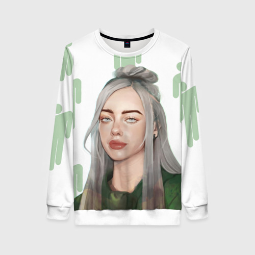 Женский свитшот 3D BILLIE EILISH, цвет 3D печать