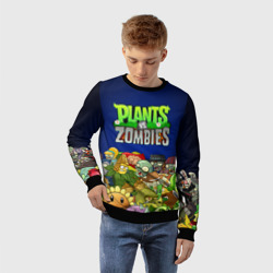 Детский свитшот 3D Plants vs zombies - фото 2