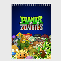 Скетчбук Plants vs zombies