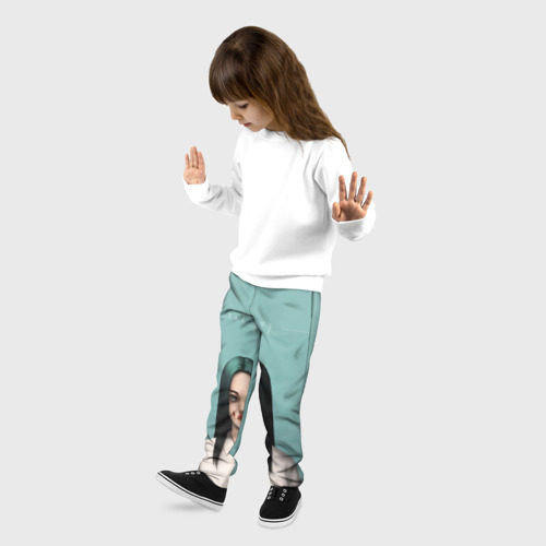 Детские брюки 3D BILLIE EILISH, цвет 3D печать - фото 3