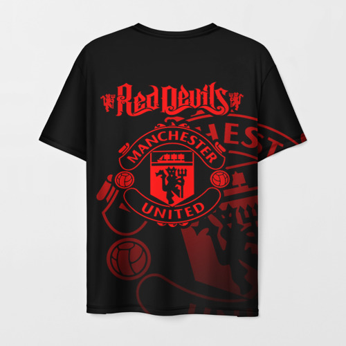 Мужская футболка 3D Манчестер Юнайтед, цвет 3D печать - фото 2