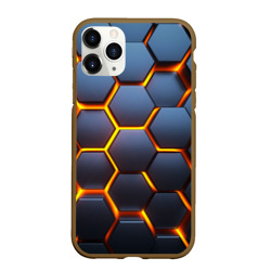 Чехол для iPhone 11 Pro Max матовый 3D бронь