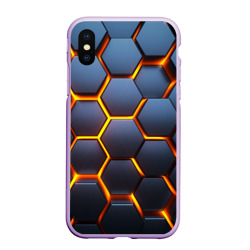 Чехол для iPhone XS Max матовый 3D бронь