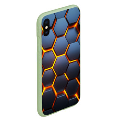 Чехол для iPhone XS Max матовый 3D бронь - фото 2