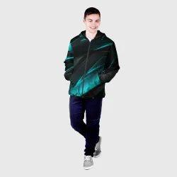 Мужская куртка 3D Geometry stripes neon - фото 2
