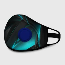 Маска из неопрена Geometry stripes neon