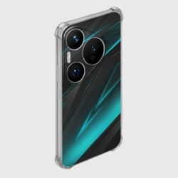 Чехол для Huawei Pura 70 Pro Geometry stripes neon - фото 2