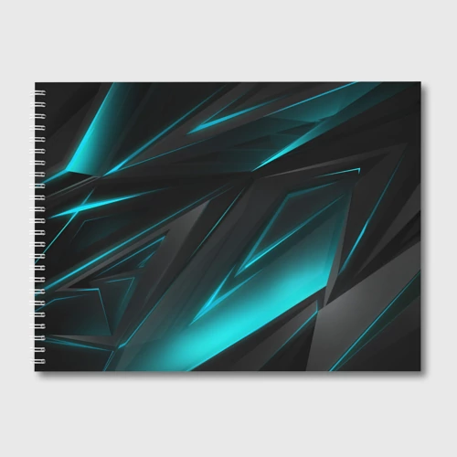 Альбом для рисования Geometry stripes neon
