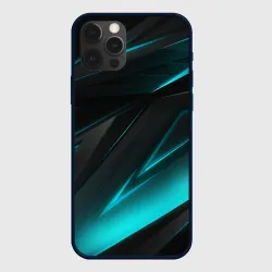 Чехол для iPhone 12 Pro Geometry stripes neon