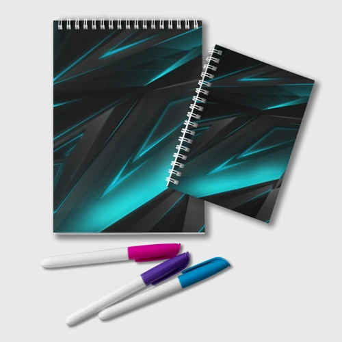Блокнот Geometry stripes neon