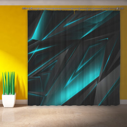 Фотошторы Geometry stripes neon - фото 2